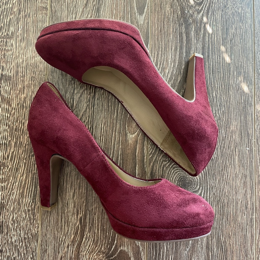 Maroon 4” Heels